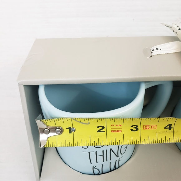 *Last Chance* Rae Dunn I Do & Something Blue Bride & Groom Mugs Wedding - Picture 7 of 8